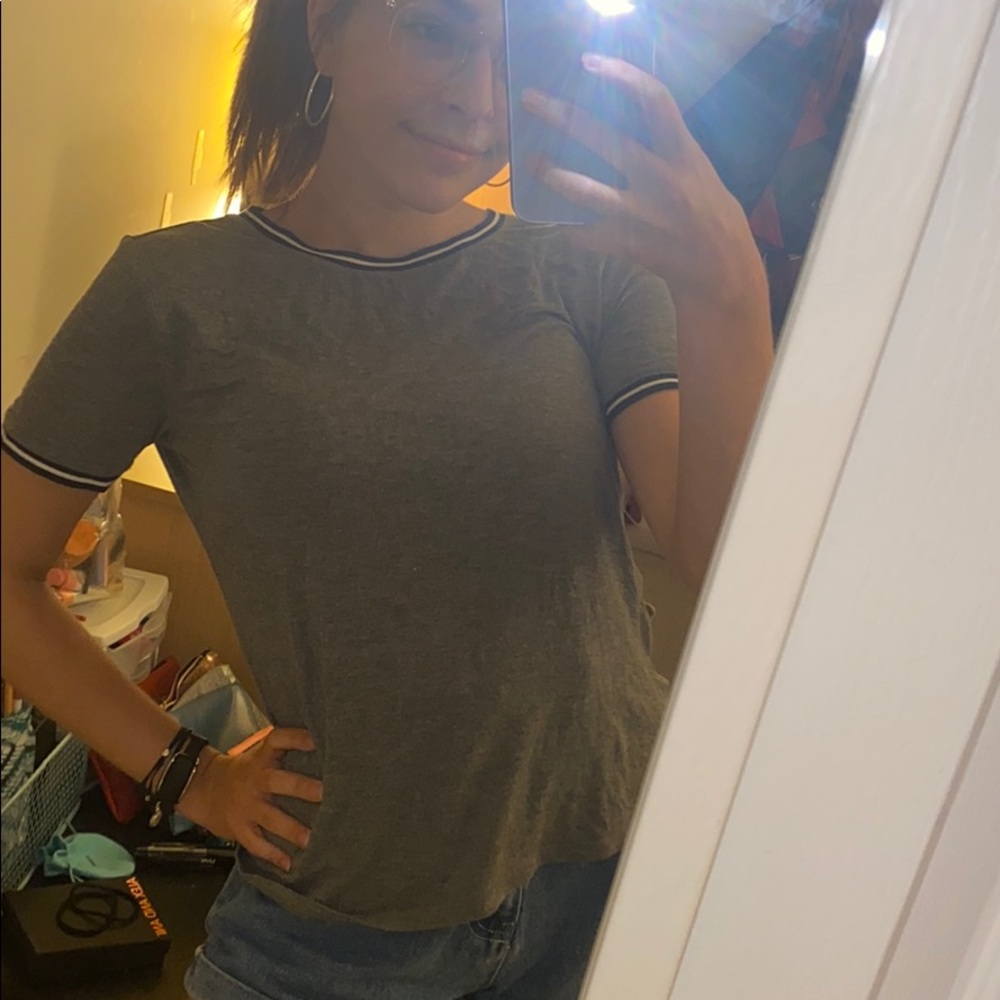 Grey Basic Tee